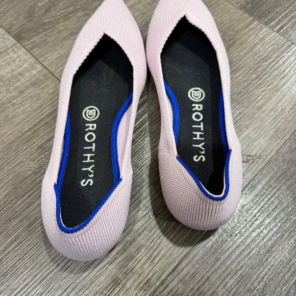 Rothy's The point flat retired petal pink size 8 - Picture 6 of 10
